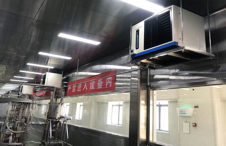 工業車間制冷降溫，安裝蒸發冷省電空調-臥式軸流